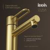 Смеситель IDDIS Duna DUNMG00i01 на раковину золото