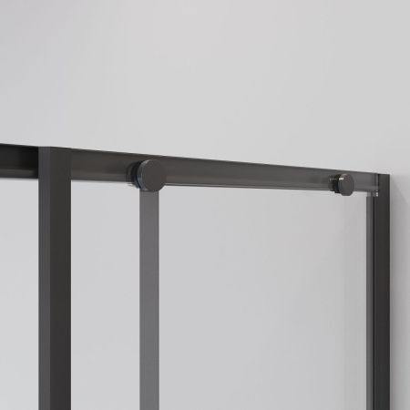 Душевой уголок Niagara Nova NG-6823-34BLACK 90х90 стекло прозрачное профиль черный без поддона