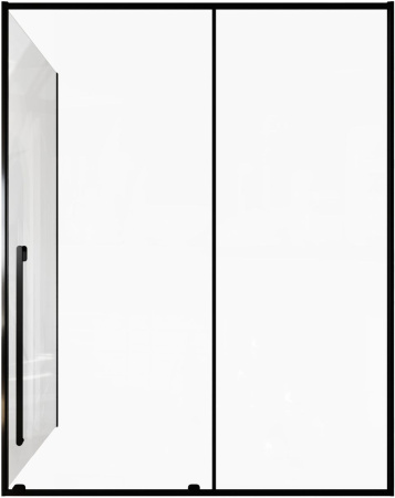 Душевой уголок Allen Brau Fantasy 3.11010.31 + 3.11014.31 160х100 стекло прозрачное профиль черный матовый без поддона