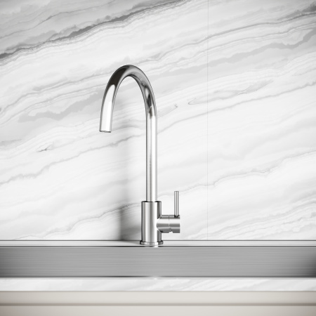 Смеситель для кухни Sancos Stainless SC12001SS на мойку нержавеющая сталь