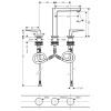 Смеситель Hansgrohe Metropol 32515000 на раковину хром
