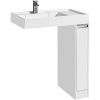 Тумба под раковину Aquaton Лондри 1A236101LH010 20х50 подвесная цвет белый