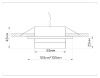 Светильник встраиваемый Ambrella Light GX53 Acrylic tech TN52421