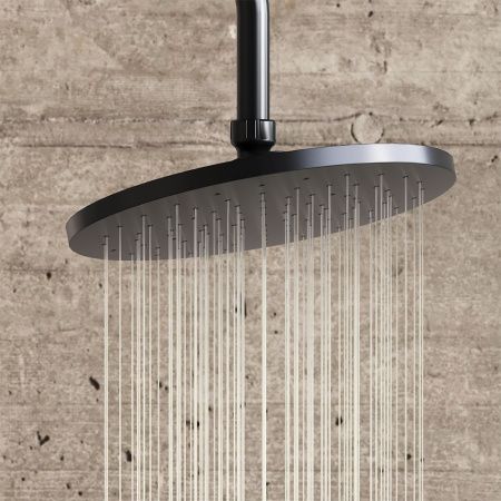 Душевая стойка Damixa Jupiter 977730300 настенная цвет черный