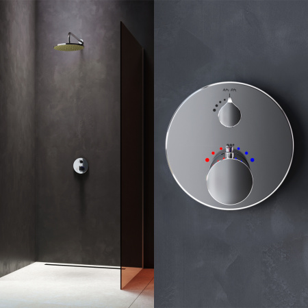 Смеситель для душа Am.Pm Like F8075600 встраиваемый в стену хром с термостатом