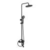 Душевая стойка Fmark FS8845H настенная цвет черный