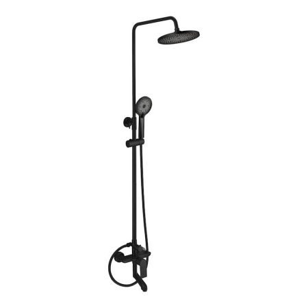 Душевая стойка Fmark FS8845H настенная цвет черный
