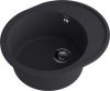 Кухонная мойка Granfest Urban 857L черный 57х48 цвет черный поверхность матовая