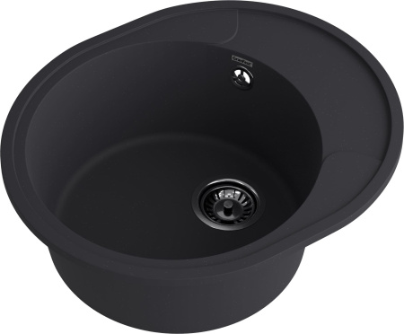 Кухонная мойка Granfest Urban 857L черный 57х48 цвет черный поверхность матовая