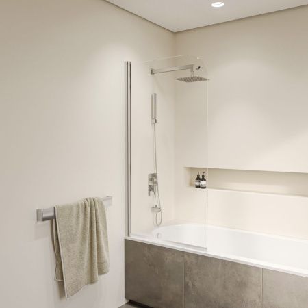 Душевая шторка на ванну RGW Screens 351100906-11 60х150 стекло прозрачное профиль хром ориентация универсальная