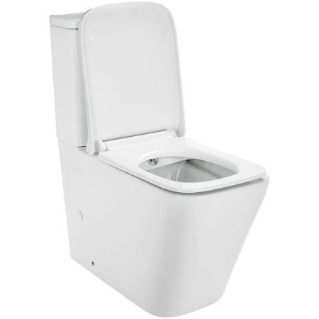 Унитаз напольный с бачком WeltWasser WW SK GELBACH 001 ST GL-WT (10000006090) белый с сиденьем микролифт безободковый душевой смыв