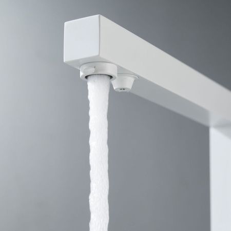 Смеситель для кухни Shevanik S148C на мойку белый