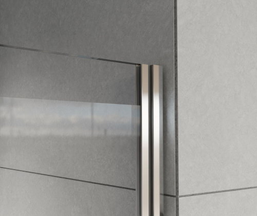 Душевая дверь Vincea Flex VDP-1F900CGB 90х200 стекло тонированное профиль черный - фото 3