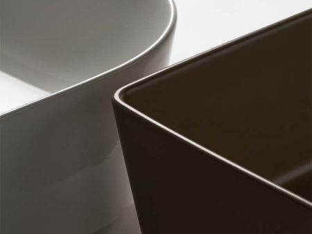 Раковина из сантехнического фаянса Hatria HAPPY HOUR Y8AK01 60х40 накладная цвет белый