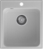 Кухонная мойка Granfest Quarz 17 серый 48х42 цвет серый поверхность матовая
