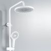 Душевая стойка Rose R3936C настенная цвет белый