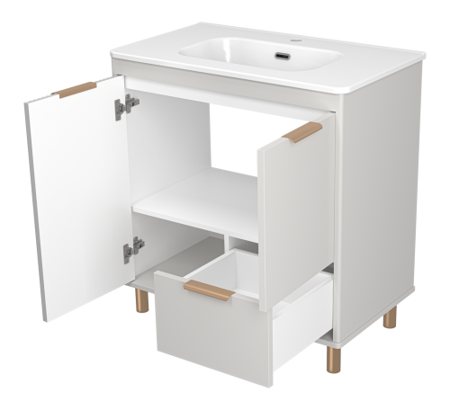 Тумба под раковину Brevita Risacca RIS-06080-0342Я 80x46x74 - фото 4