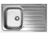 Кухонная мойка Ukinox Гранд GRP800.500 -GT8K 2L 80х50 цвет хром поверхность полированная