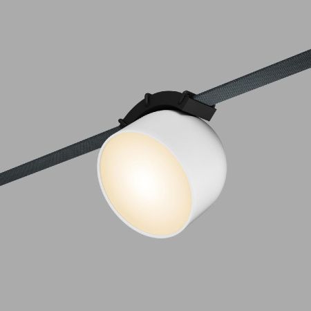 Трековый однофазный светильник Denkirs Belty spot (Белты спот) DK5543-WH+BK