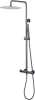 Душевая стойка Allen Brau Fantasy 5.11001-MG настенная цвет серый с термостатом
