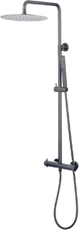Душевая стойка Allen Brau Fantasy 5.11001-MG настенная цвет серый с термостатом
