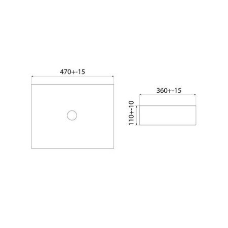 Раковина керамическая Iddis Slide SLIWS02i27 50х40 накладная цвет белый без отверстий под смеситель