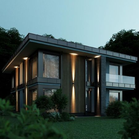 Уличный настенный светильник Odeon Light Long (Лонг) 7071/15WL
