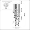 Люстра каскадная Odeon Light Roni (Рони) 5037/232L