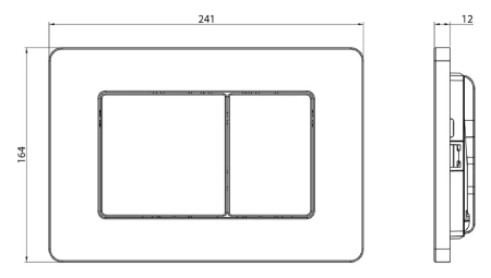 Сет унитаз + инсталляция + кнопка 111.300.00.5+FP.310.BSS.05+CR25200