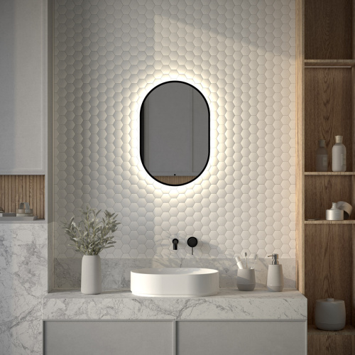 Зеркало с подсветкой Defesto AURA DF 2921R 40х60 - фото 3