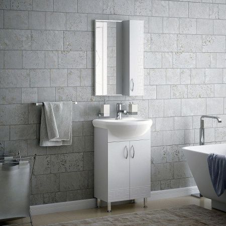 Зеркало-шкаф Corozo Олимп SD-00000695 50х70 подвесной цвет белый