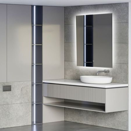 Зеркало с подсветкой Abber AG6103S-0.6 60х80