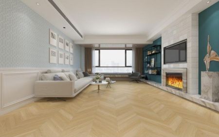 SPC ламинат Damy Floor CHEVRON DF03-Ch Тюильри толщина 0.5 см 43 класс 600х127