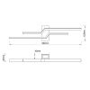Светильник настенный Escada Rail (Раил) 10219/2LED White