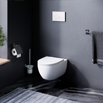 Комплект унитаз с инсталляцией с клавишей смыва Am.Pm Awe IS47001.111700 Комплект унитаз с инсталляцией с клавишей смыва Am.Pm Awe IS47001.111700