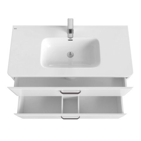 Тумба с раковиной Iddis Brick BRI10WFi95K 100х50 напольная цвет белый