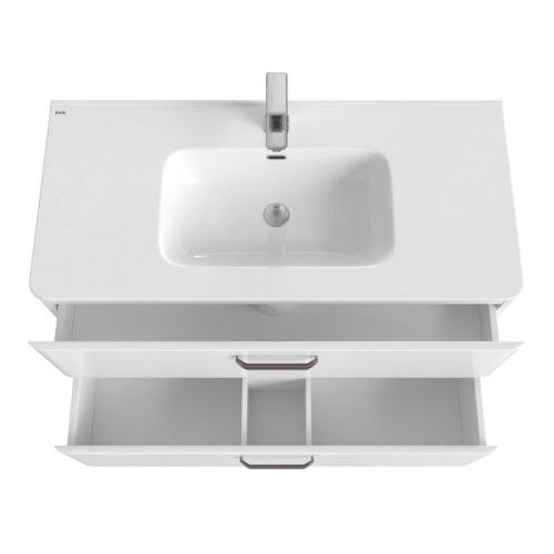 Тумба с раковиной IDDIS Brick BRI10WFi95K 100х47х81 напольная цвет белый - фото 4