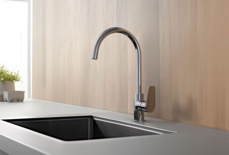 Смеситель для кухни Aquatek БЕТТА AQ1182CR на мойку хром