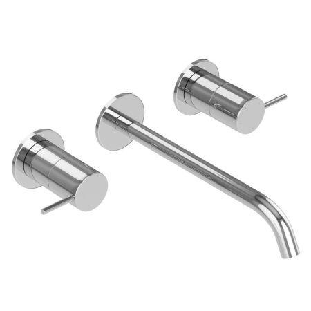 Смеситель для раковины Cezares LEAF LEAF-BLI3L-20-L-01-W0 встраиваемый в стену хром