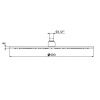 Верхний душ Newform X-Steel 316 26535X.50.050 нержавеющая сталь