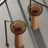 Раковина керамическая Dea Design Pedestal Basin DD2027 480 R1 50х50 напольная цвет коричневый без отверстий под смеситель