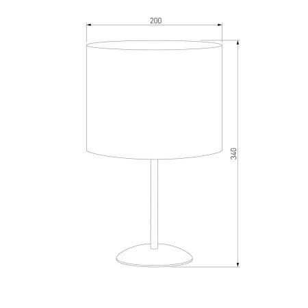 Настольная лампа TK Lighting Tercino (Терцино) 5278 Tercino Blue