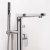 Смеситель для ванны и душа Wasserkraft Dinkel 5800 5821 напольный хром