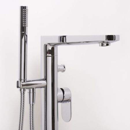 Смеситель для ванны и душа Wasserkraft Dinkel 5800 5821 напольный хром