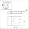 Уличный настенный светильник Odeon Light Como (Цомо) 6653/5WL