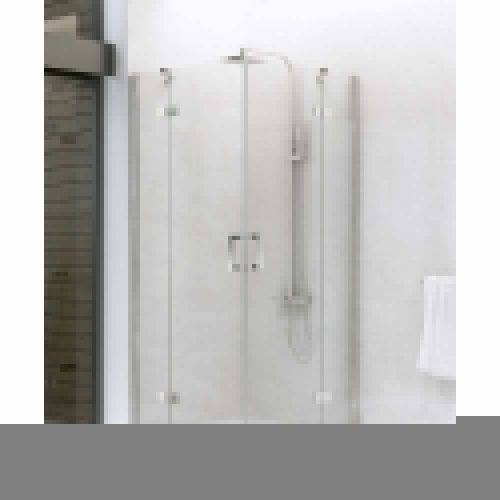 Душевой уголок New Trendy NEW RENOMA Chrome D-0104A/D-0108A 90х90 стекло прозрачное профиль хром без поддона - фото 2