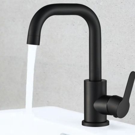 Смеситель Maretti Project Black PB32RP56 на раковину черный