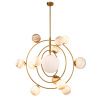 Люстра на штанге Delight Collection Planet (Планет) KG1122P-13 brass