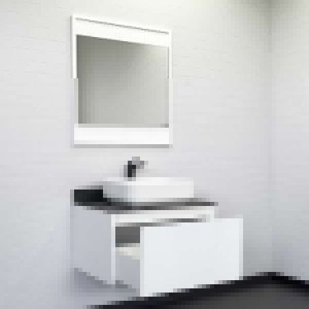 Тумба с раковиной Comforty Марсель 00-00013395CF 80х50 подвесная цвет белый