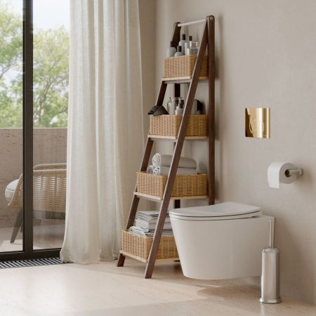 Комплект унитаз с инталляцией и клавишей смыва Iberica Blanca BURGOS ALTO IB.001M.BRA.231.826